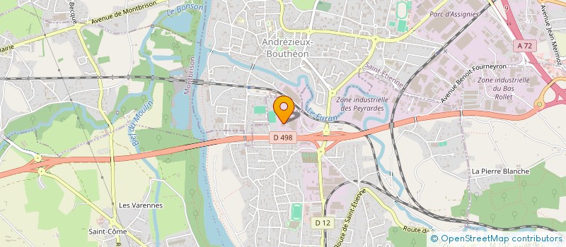 localisation de l'entreprise RIVDRONE  SAINT-JUST-SAINT-RAMBERT