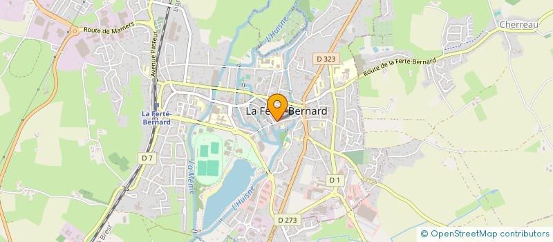 localisation de l'entreprise RIVE à LA FERTE-BERNARD