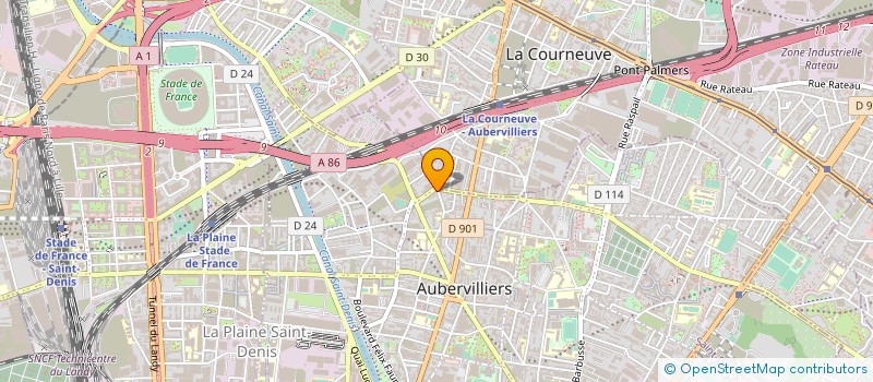 localisation de l'entreprise RIVE A RIVE PARTENARIAT RRP à AUBERVILLIERS