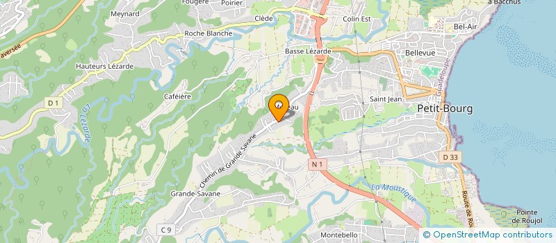 localisation de l'entreprise RIVE AUTO  PETIT-BOURG