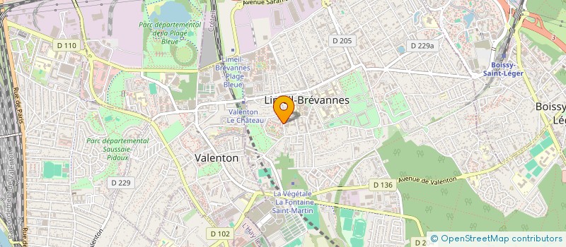 localisation de l'entreprise RIVE B5 à LIMEIL-BREVANNES