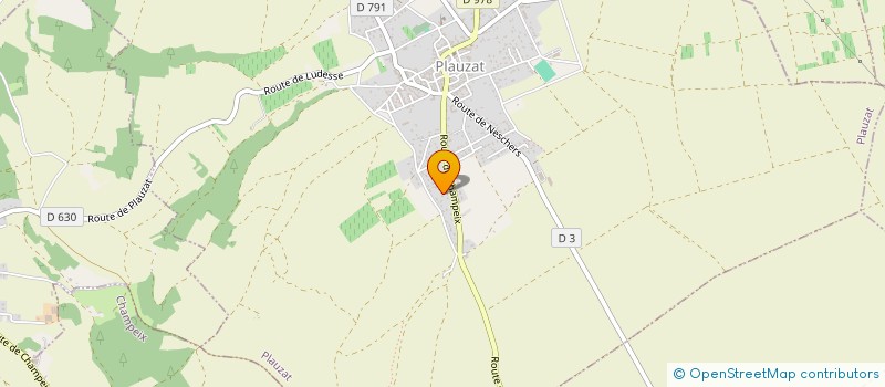 localisation de l'entreprise RIVE BELLE  PLAUZAT