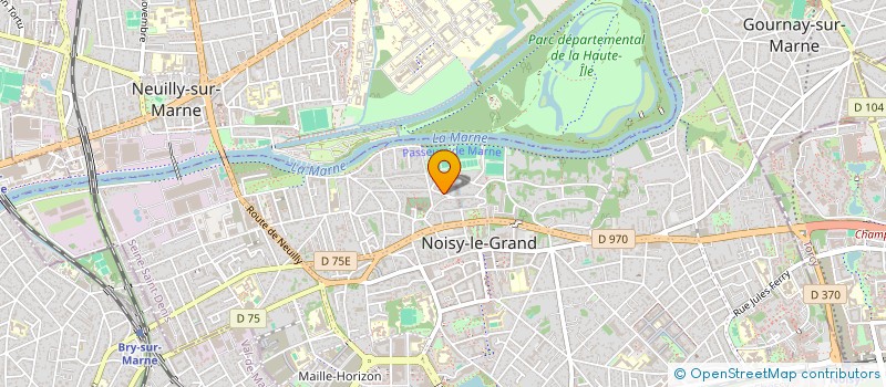 localisation de l'entreprise RIVE CHAMENT  NOISY-LE-GRAND