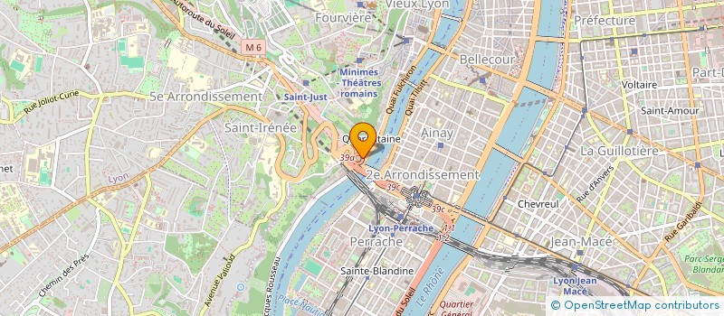 localisation de l'entreprise RIVE DE SAONE  LYON