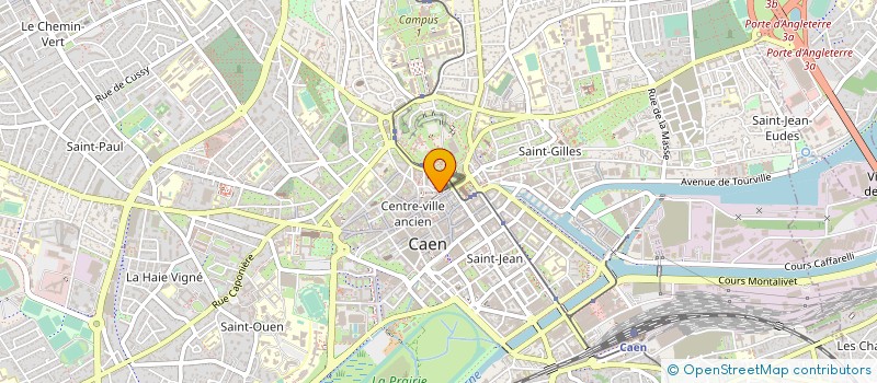 localisation de l'entreprise RIVE DROITE à CAEN