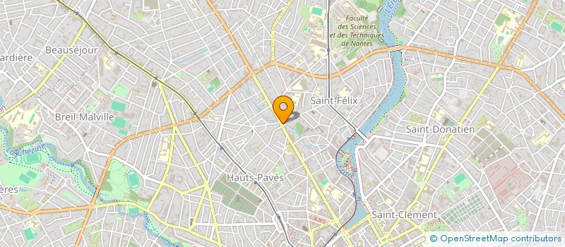 localisation de l'entreprise RIVE DROITE  NANTES