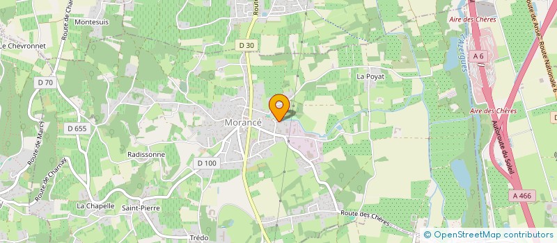 localisation de l'entreprise RIVE DROITE COURTAGE  MORANCE