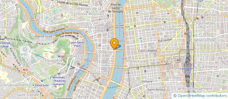 localisation de l'entreprise RIVE DROITE IMMOBILIER à LYON