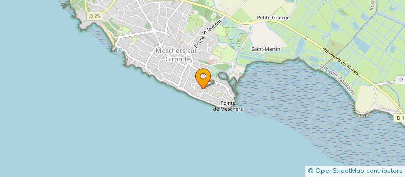 localisation de l'entreprise RIVE DROITE INVESTISSEMENT  MESCHERS-SUR-GIRONDE