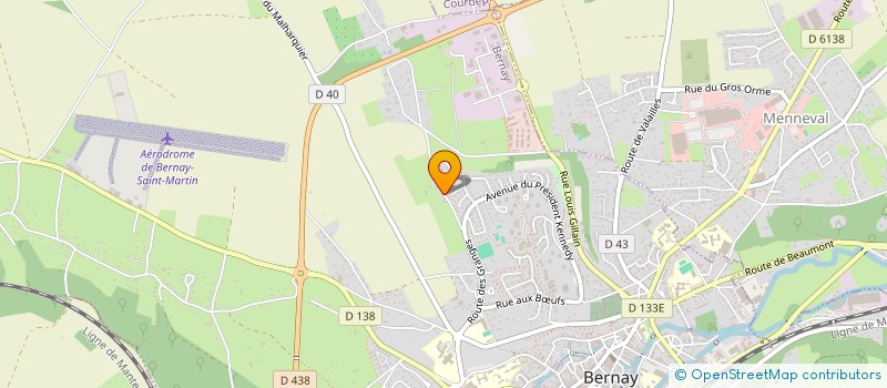localisation de l'entreprise RIVE DU COSNIER à BERNAY