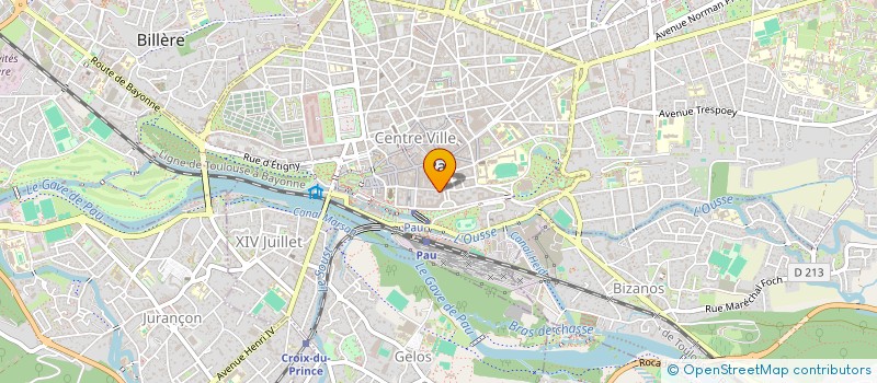 localisation de l'entreprise RIVE DU GAVE à PAU
