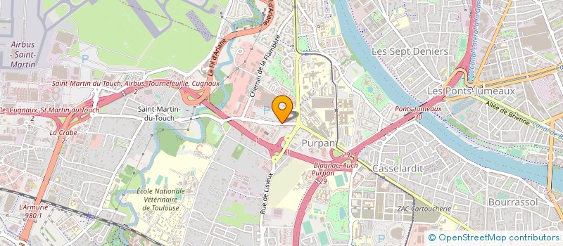 localisation de l'entreprise RIVE GAUCHE à TOULOUSE