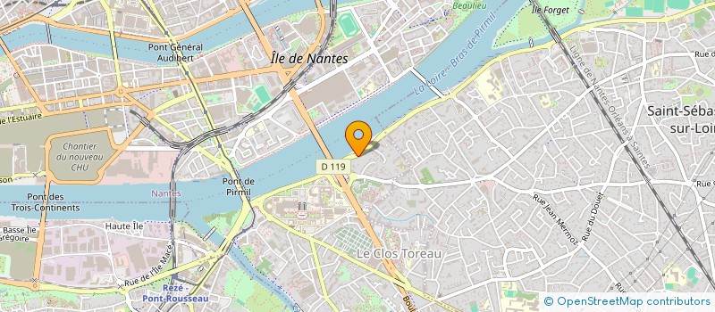 localisation de l'entreprise RIVE GAUCHE à NANTES