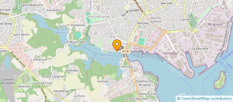 localisation de l'entreprise RIVE GAUCHE 56  LORIENT