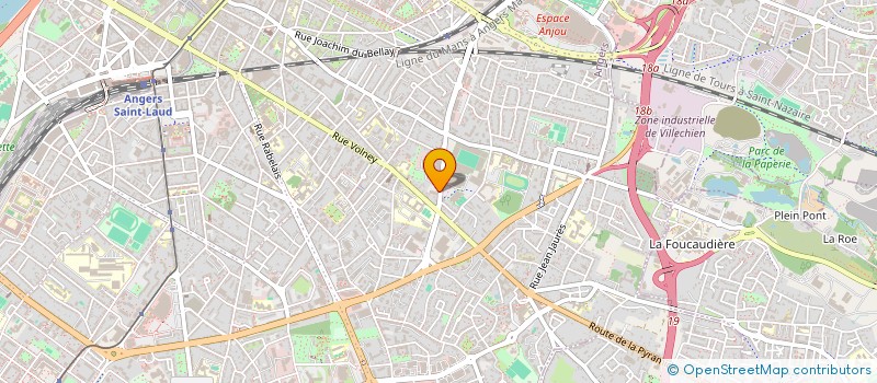 localisation de l'entreprise RIVE GAUCHE à ANGERS