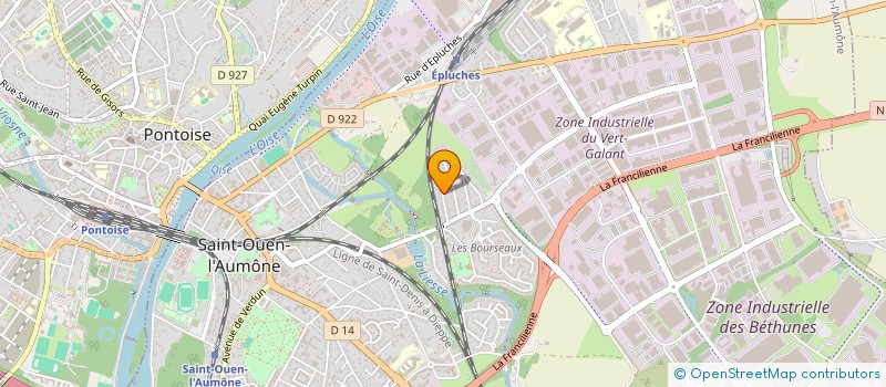 localisation de l'entreprise RIVE GAUCHE à SAINT-OUEN-L'AUMONE