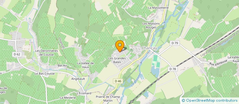 localisation de l'entreprise RIVE GAUCHE  CHANCAY