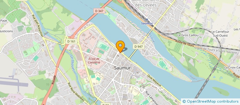 localisation de l'entreprise RIVE GAUCHE  SAUMUR