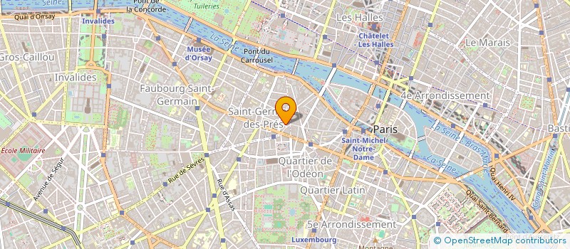 localisation de l'entreprise RIVE GAUCHE INVEST à PARIS