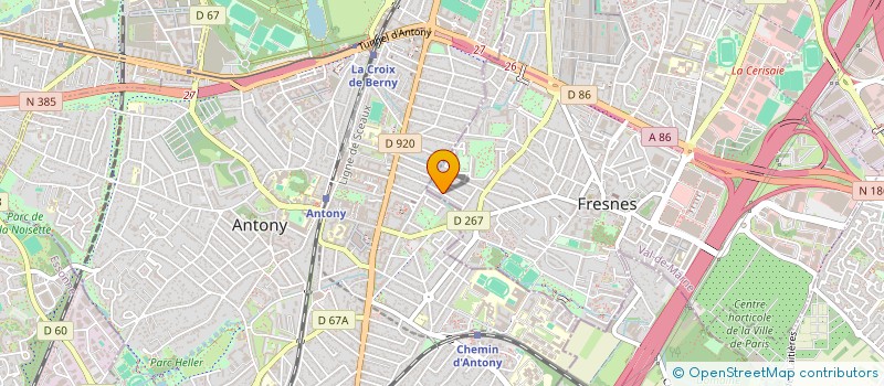 localisation de l'entreprise RIVE GAUCHE LDB  FRESNES