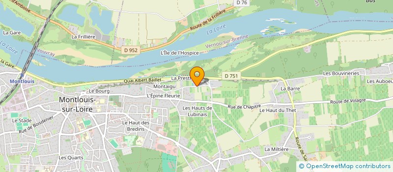 localisation de l'entreprise RIVE GAUCHE MONTLOUIS à MONTLOUIS-SUR-LOIRE