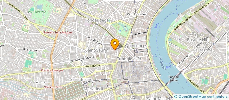 localisation de l'entreprise RIVE MONREGNA  BORDEAUX