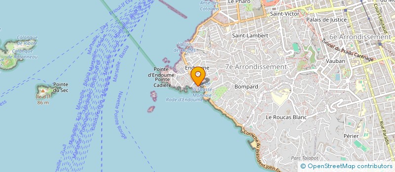 localisation de l'entreprise RIVE NEUVE EXPERIENCES à MARSEILLE