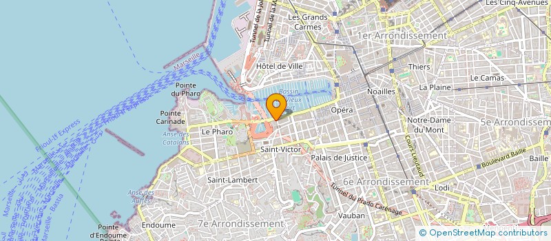 localisation de l'entreprise RIVE NEUVE SPORTS à MARSEILLE