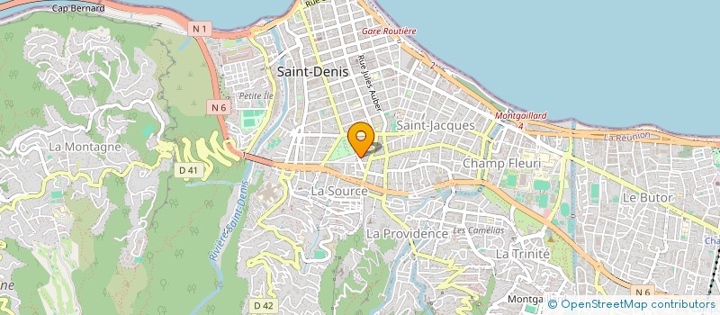localisation de l'entreprise RIVE OCEAN INDIEN à SAINT-DENIS