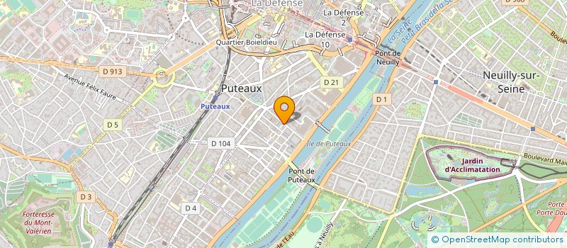 localisation de l'entreprise RIVE OUEST TRANSPORT à PUTEAUX