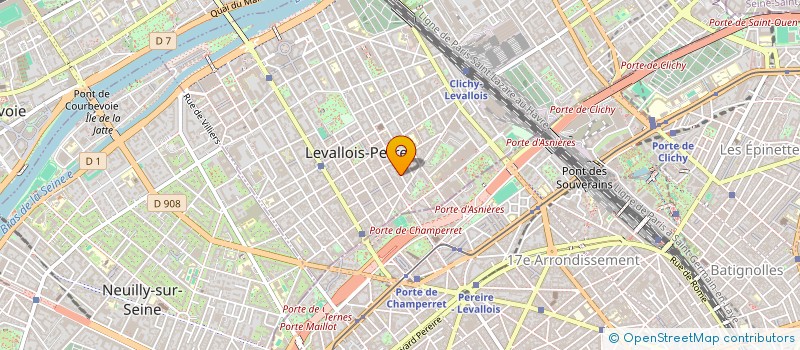 localisation de l'entreprise RIVE STUDIO à LEVALLOIS-PERRET