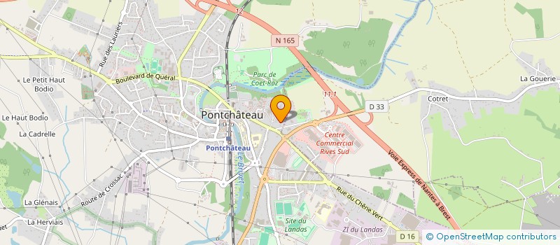 localisation de l'entreprise RIVE SUD CONFORT à SAINTE-ANNE-SUR-BRIVET