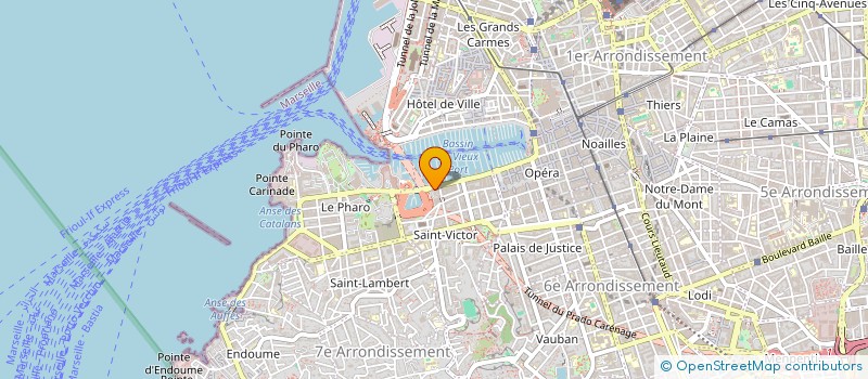 localisation de l'entreprise RIVE SUD VINS à MARSEILLE