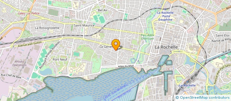 localisation de l'entreprise RIVECALE à LA ROCHELLE