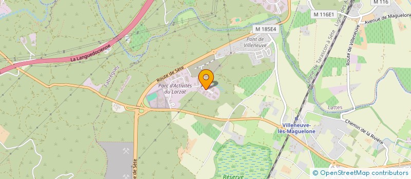 localisation de l'entreprise RIVELEC SARL à VILLENEUVE-LES-MAGUELONE