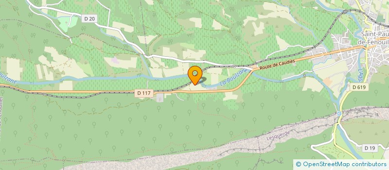 localisation de l'entreprise RIVENCA INVEST  SAINT-PAUL-DE-FENOUILLET