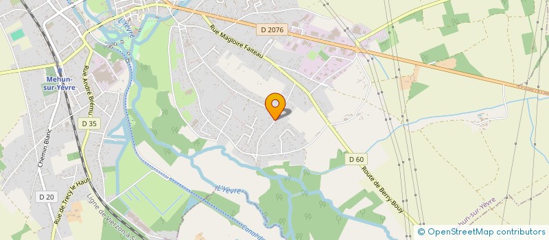 localisation de l'entreprise RIVENDELL  MEHUN-SUR-YEVRE