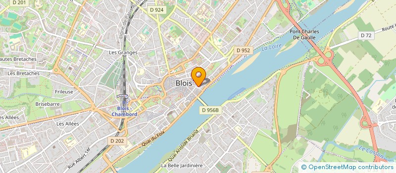 localisation de l'entreprise RIVER 2008  BLOIS