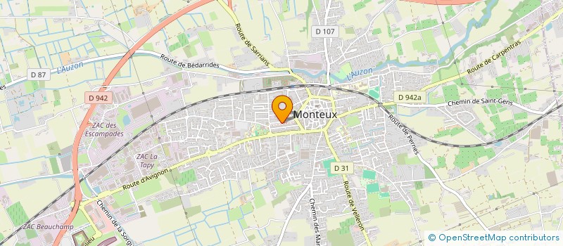 localisation de l'entreprise RIVER  MONTEUX