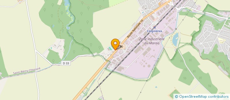 localisation de l'entreprise RIVER COUVERTURE  COIGNIERES