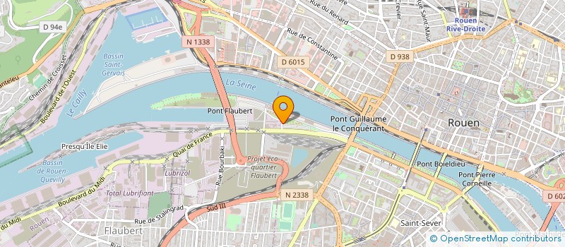 localisation de l'entreprise RIVER'S PUB à ROUEN