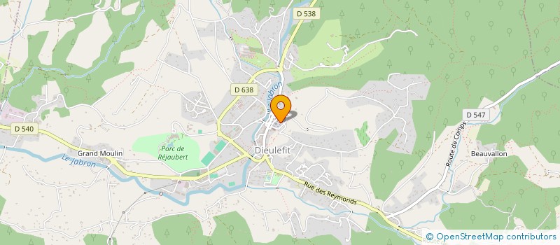 localisation de l'entreprise RIVER'S TEAM  DIEULEFIT