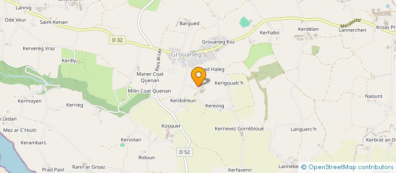 localisation de l'entreprise RIVER VALLEY  PLOUGUERNEAU