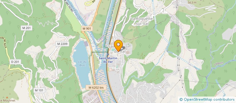 localisation de l'entreprise RIVER VAR COUNTRY DANCE  SAINT-MARTIN-DU-VAR