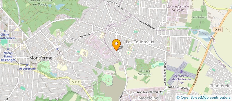 localisation de l'entreprise RIVERA  CHELLES