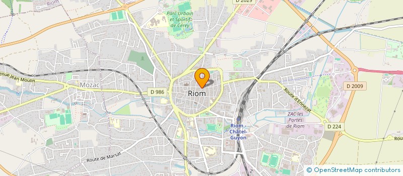 localisation de l'entreprise RIVERA-MESSOUSSA  RIOM