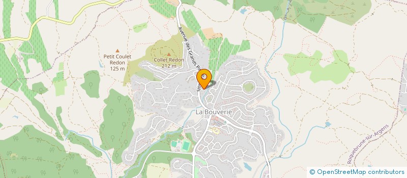 localisation de l'entreprise RIVERAINS DU COURS D'EAU DE LA BOUVERIE  ROQUEBRUNE-SUR-ARGENS