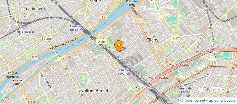 localisation de l'entreprise RIVERAINS RUE PETIT CLICHY (RRP) à CLICHY
