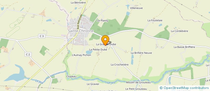 localisation de l'entreprise RIVEREAU à CHEMILLE-EN-ANJOU