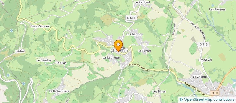 localisation de l'entreprise RIVERIE VILLAGE  RIVERIE